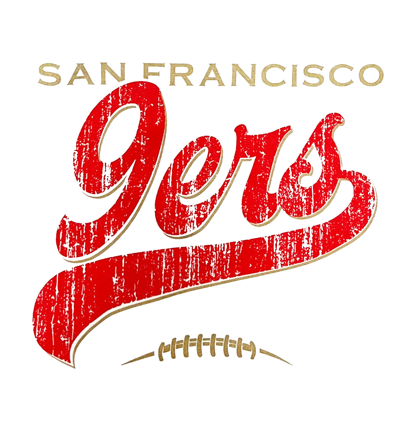 San Francisco Football Team Hooded Pullover Sweatshirts, T-shirts for men &  women – City Slickers Clothing Co